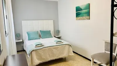 Cama o camas de una habitación en Salinetas Terraza Playa
