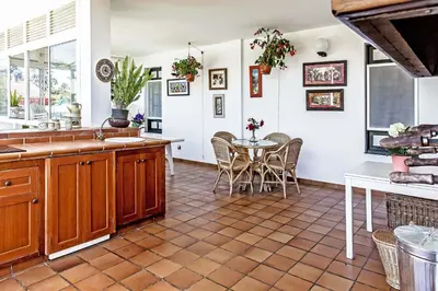 Una cocina o zona de cocina en Finca Tres Chimeneas