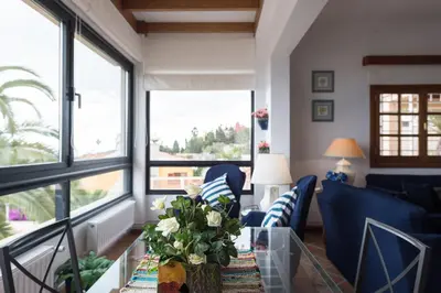 Zona de estar de Teresita High Views with private pool