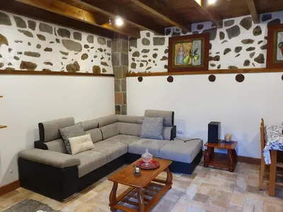 Zona de estar de Cho Almeida