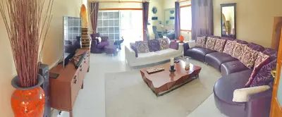 Zona de estar de TAURO GOLF & BEACH VILLA