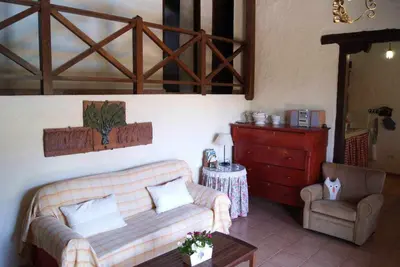 Zona de estar de Casa rural El Olivar - La Oliva