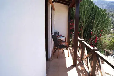 Un balcón o terraza de Casa rural El Olivar - La Oliva