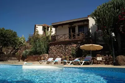 Piscina en o cerca de Casa rural El Olivar - La Oliva