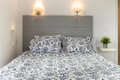 Cama o camas de una habitación en El Refugio de Pilar
