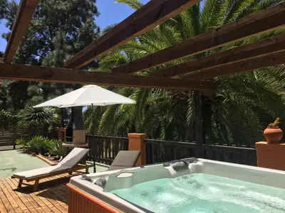 Jardín al aire libre en La Villa