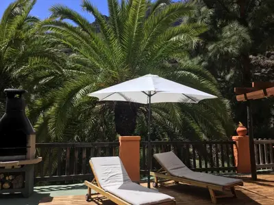 Jardín al aire libre en La Villa