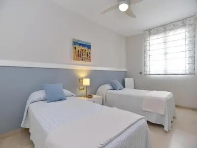 Cama o camas de una habitación en Las Barcas