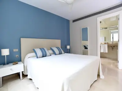 Cama o camas de una habitación en Las Barcas