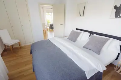 Cama o camas de una habitación en Cornisa Apartments