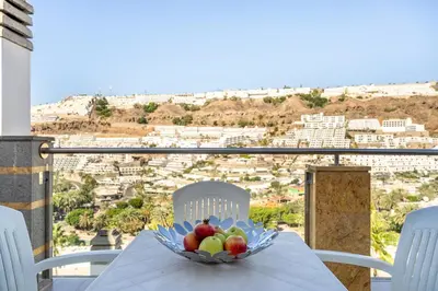 Un balcón o terraza de Apartamentos Cabau Cala Nova