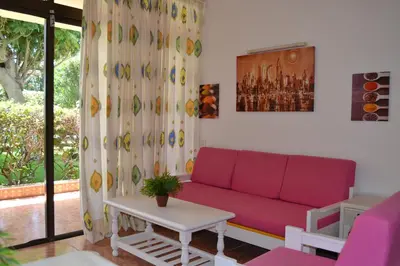 Zona de estar de Apartamentos Don Quijote