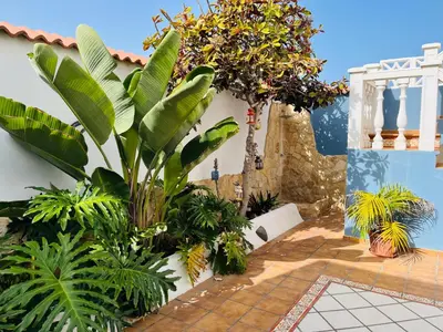 Jardín al aire libre en La Dama del Mar