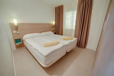 Cama o camas de una habitación en Riviera Vista