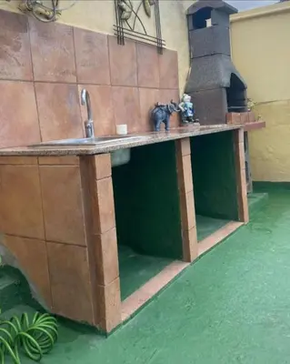 Una cocina o zona de cocina en Casa Luz