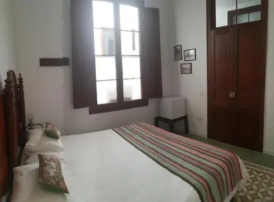 Cama o camas de una habitación en Los Canaritos