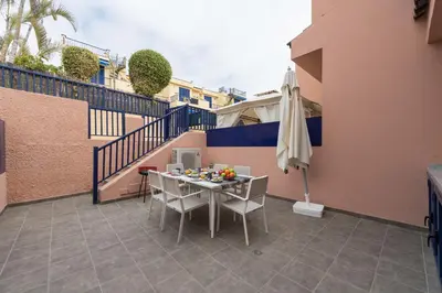 Un balcón o terraza de BUNGALOW BAHÍA MELONERAS