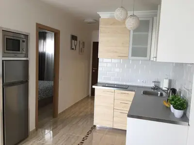 Una cocina o zona de cocina en Apartment near Yumbo and Cita