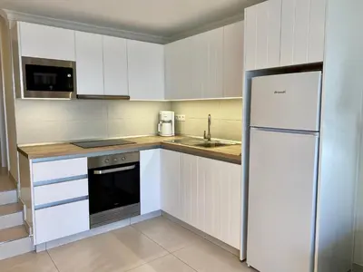 Una cocina o zona de cocina en Ocean view apartments Las Flores I
