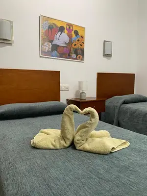 Cama o camas de una habitación en Felicidad