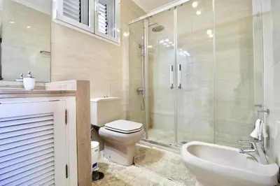 Un baño de Casa Maspalomas private pool, Bbq and private parking