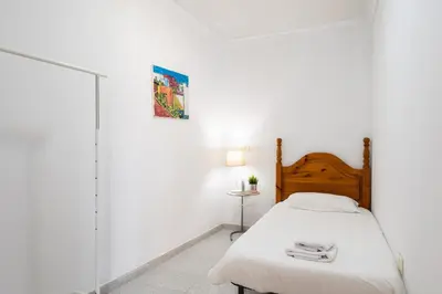 Cama o camas de una habitación en Next to the beach 5 beds - Wifi by CanariasGetaway