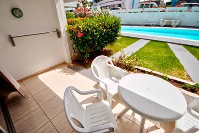 Piscina en o cerca de Apartamento al lado de la playa by CASAS COCODRILO