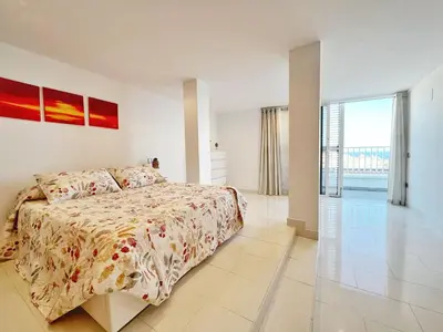 Cama o camas de una habitación en Maravillosas vistas y el mejor clima del mundo!