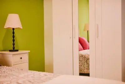 Cama o camas de una habitación en Casa Apolo