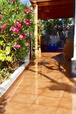 Jardín al aire libre en Bungalow en Playa del Ingles