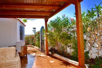 Jardín al aire libre en Bungalow en Playa del Ingles