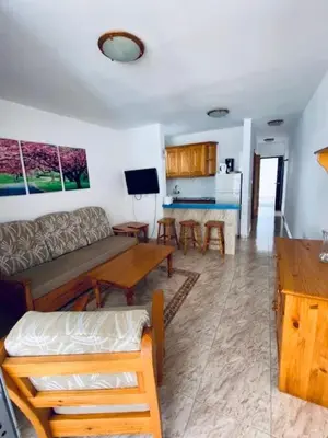 Una televisión o centro de entretenimiento en Apartamentos Sandra