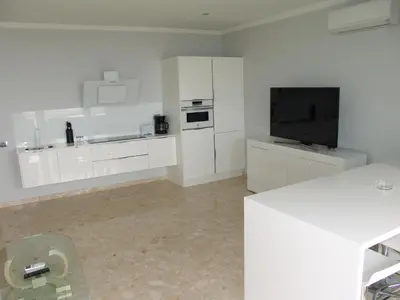 Una cocina o zona de cocina en Villa Beatriz