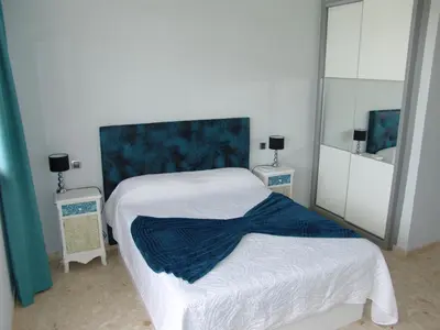 Cama o camas de una habitación en Villa Beatriz