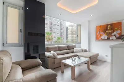 Zona de estar de Apartamento Mesa y Lopez- Playa Las Canteras