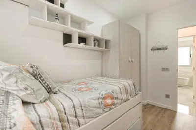 Cama o camas de una habitación en Apartamento Mesa y Lopez- Playa Las Canteras