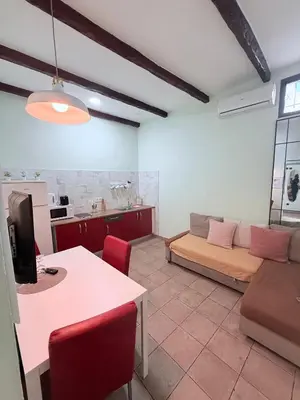 Una cocina o zona de cocina en Vacacionales Vegueta