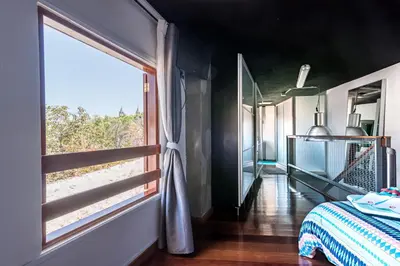 Cama o camas de una habitación en Loft La Fuente
