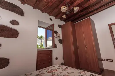 Cama o camas de una habitación en Casa Rural La Casa Baja
