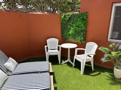 Jardín al aire libre en TC Bungalow Melocotones 15