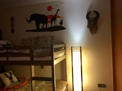 Cama o camas de una habitación en Pozo Izquierdo Global Paradise