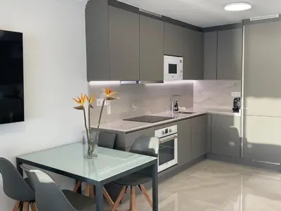 Una cocina o zona de cocina en Doñana 1027