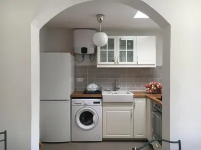 Una cocina o zona de cocina en FAMILY COTTAGE AMONG OLIVE TREES
