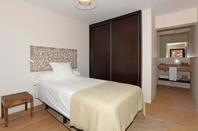 Cama o camas de una habitación en Salobre Cardón