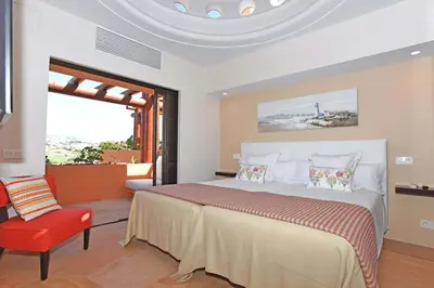 Cama o camas de una habitación en Salobre Moringa