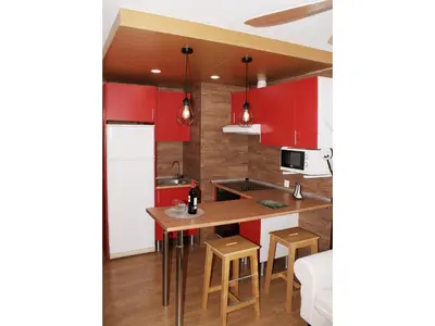Una cocina o zona de cocina en Sea Friendly Holiday Home