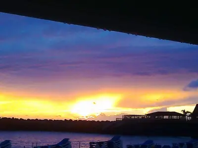 Amanecer o atardecer desde la villa o alrededores