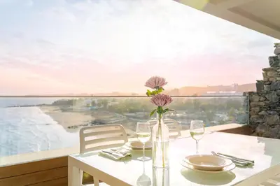 Un balcón o terraza de Apartamentos Buganvilla - Adults Only