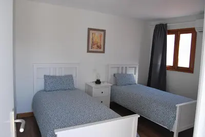 Cama o camas de una habitación en Casa Guayarmina