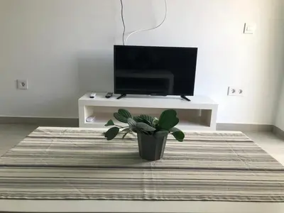 Una televisión o centro de entretenimiento en Apartamentos Aloe